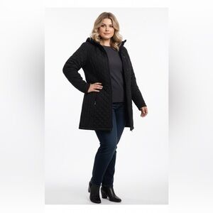 Laundry by Design Quilted Black Puffer Jacket